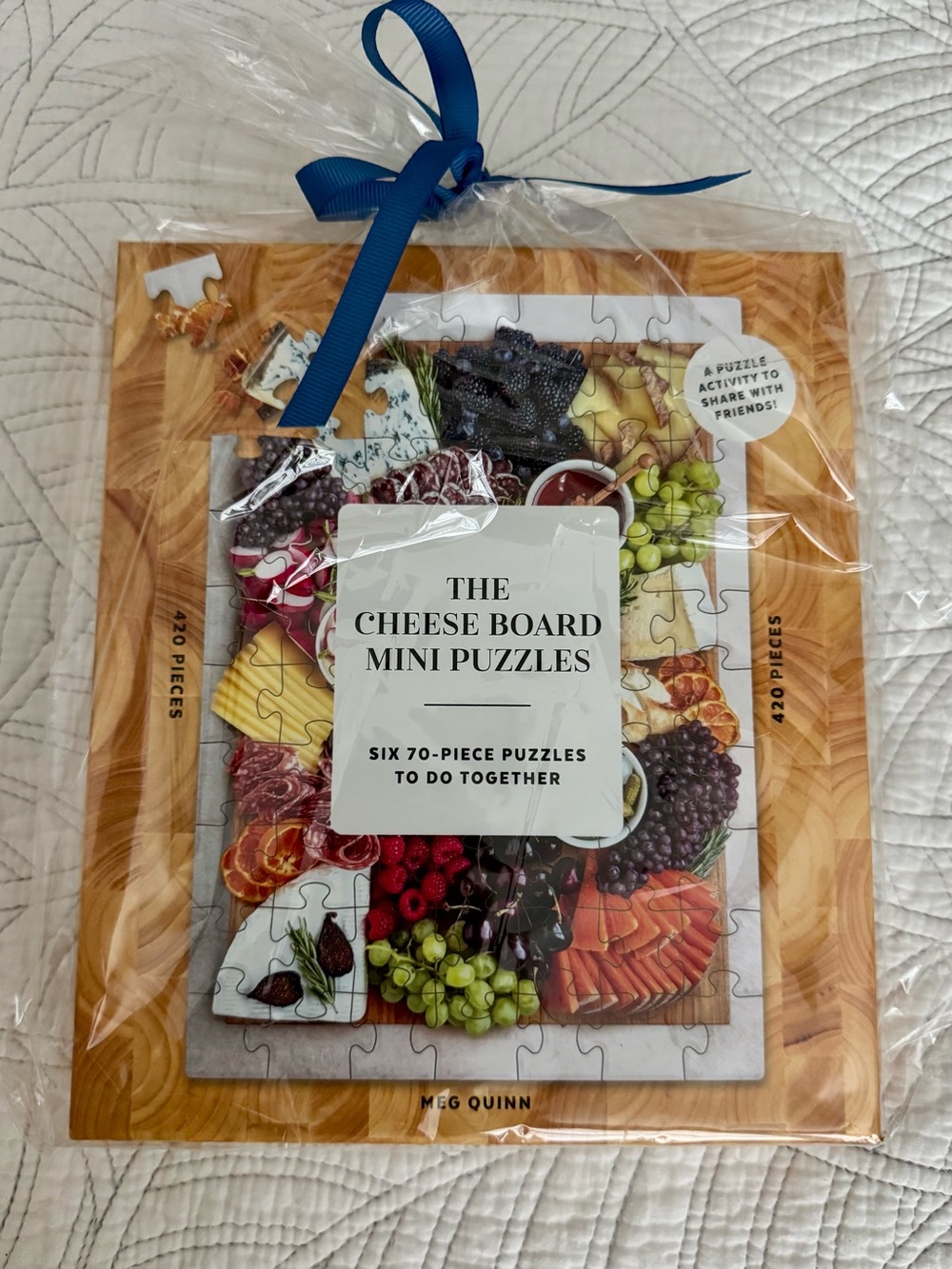The Cheese Board Mini Puzzles - Quinn - Blue Ribbon Gift Pack